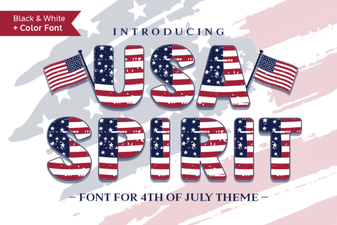 Usa Spirit Font Free Download - Decorative Display Typeface