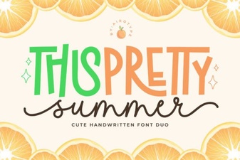 Pretty Summer Font – Stylish Display Typeface for Creative Projects