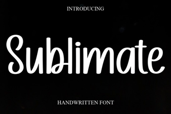 Sublimate Font: Creative Typography for Modern Design